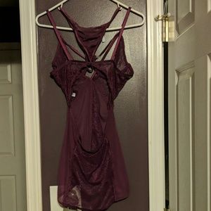 Purple babydoll piece